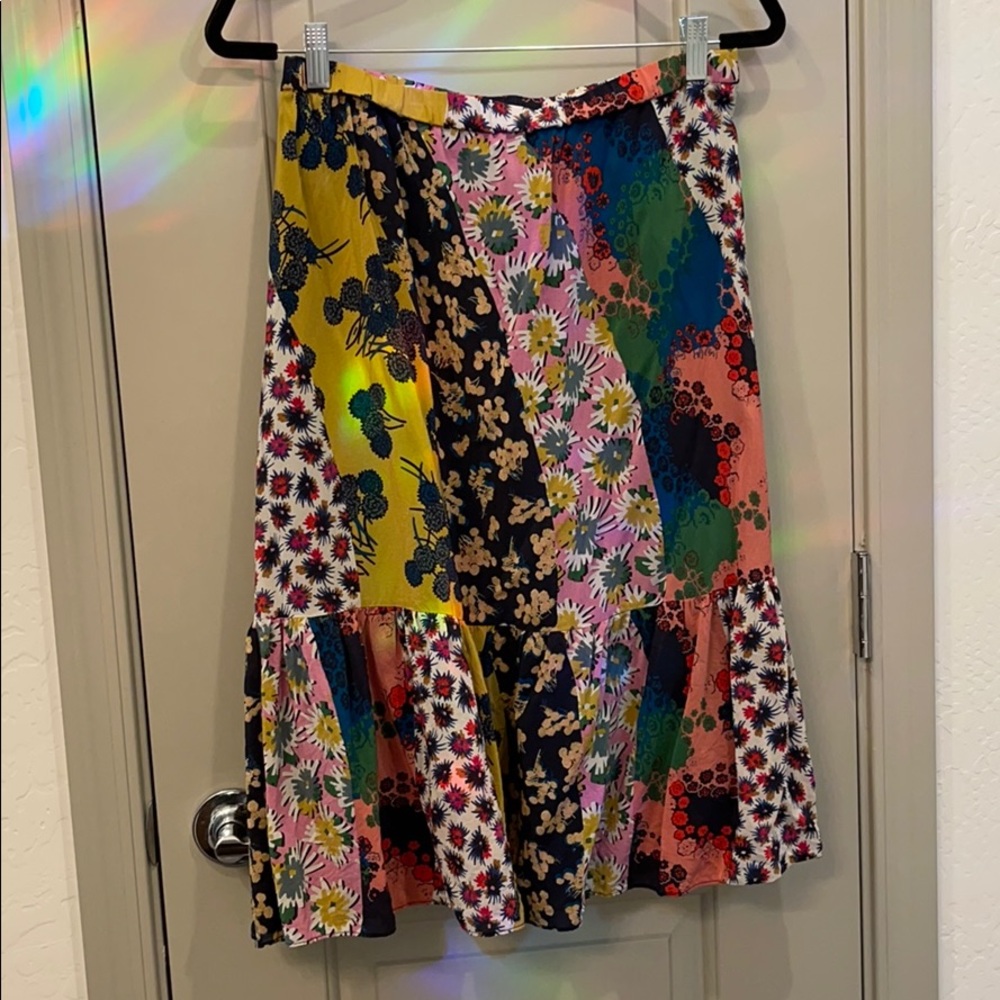 Maeve by Anthropology floral skirt
